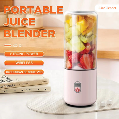 Portable Juicer Blender For Shake Fruit Juice Mixer Rechargeable Electric Fruit Juicer