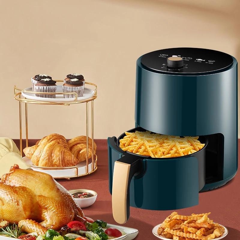 Air Fryer Nonstick Multifunctional Healthy Cooking Zero Oil 5 Menu 4 Liter Green Air Fryer