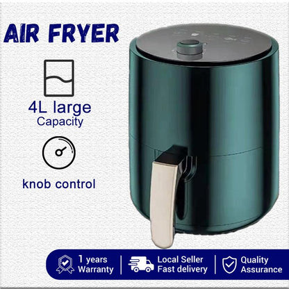 Air Fryer Nonstick Multifunctional Healthy Cooking Zero Oil 5 Menu 4 Liter Green Air Fryer