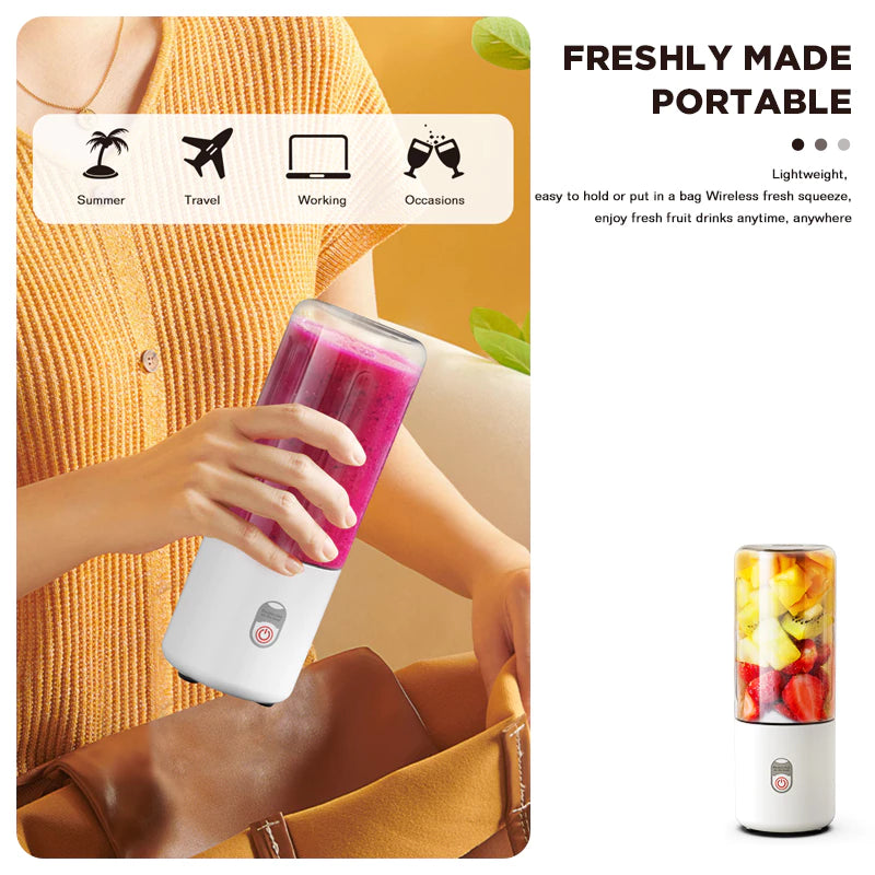 Portable Juicer Blender For Shake Fruit Juice Mixer Rechargeable Electric Fruit Juicer