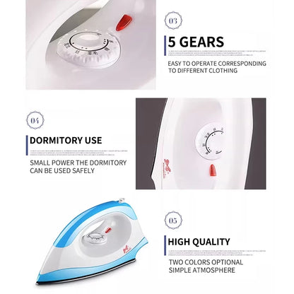 Iron for clothes iron flat iron electric quickly heats the portable steam iron