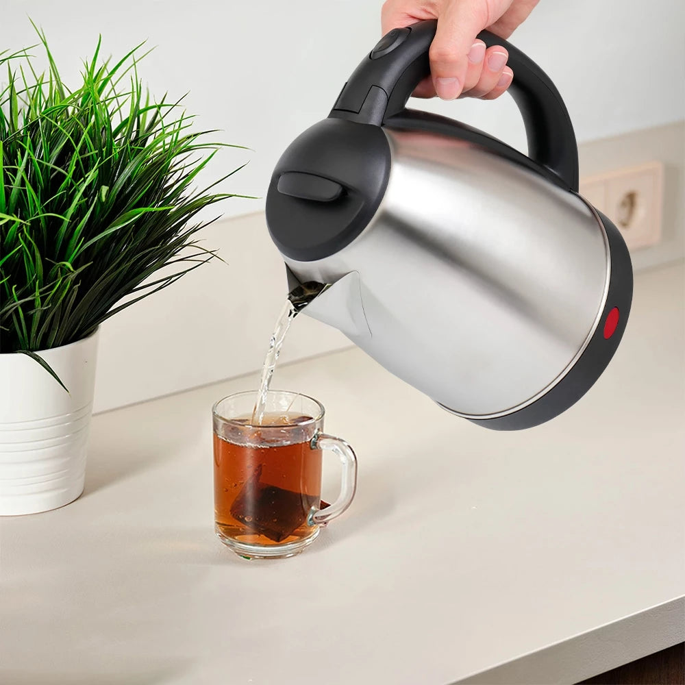 Fast Boiling Electric Kettle Stainless Steel Easy and Convenient to Use Household Heater 1.8L