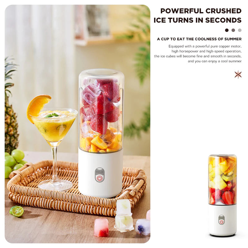 Portable Juicer Blender For Shake Fruit Juice Mixer Rechargeable Electric Fruit Juicer