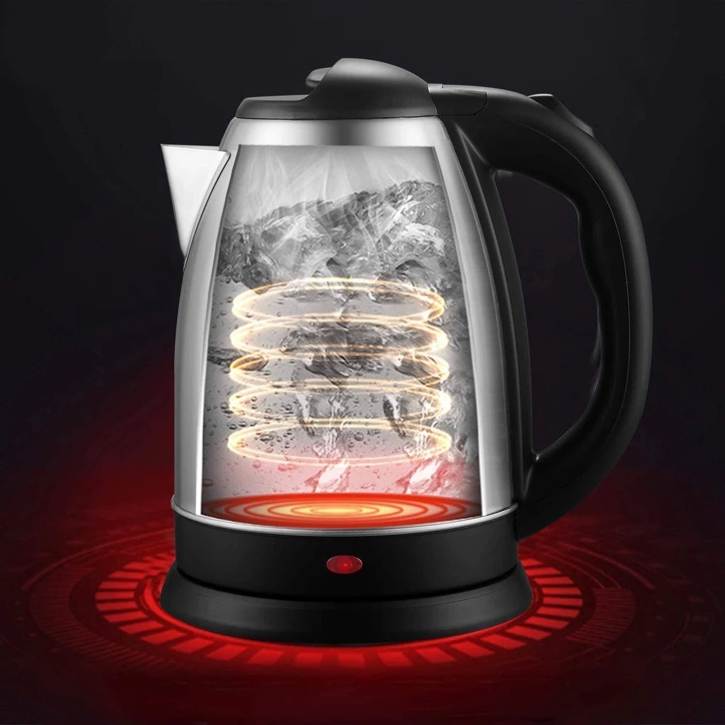 Fast Boiling Electric Kettle Stainless Steel Easy and Convenient to Use Household Heater 1.8L